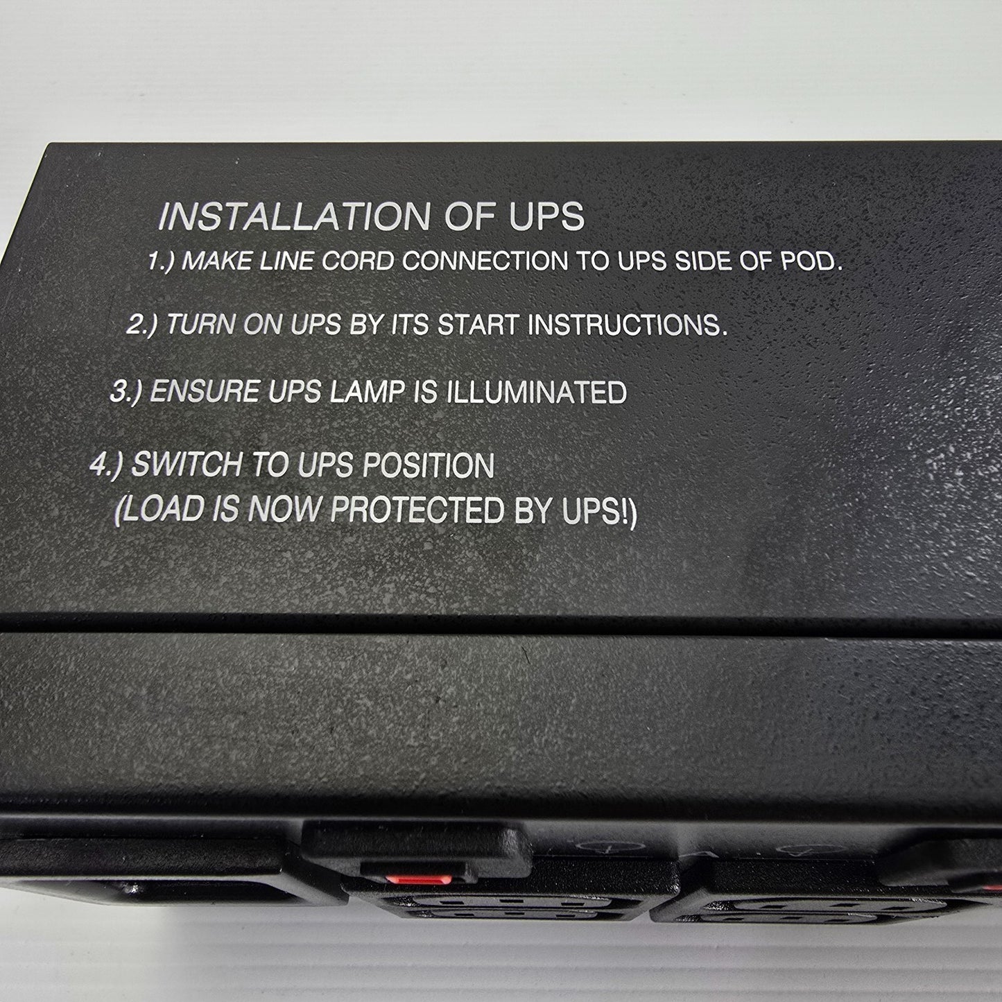 Liebert MP2-220L Micro POD Ext Maint Bypass Switch 230VAC 16A UPS (USED No Acc)