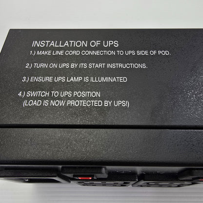 Liebert MP2-220L Micro POD Ext Maint Bypass Switch 230VAC 16A UPS (USED No Acc)