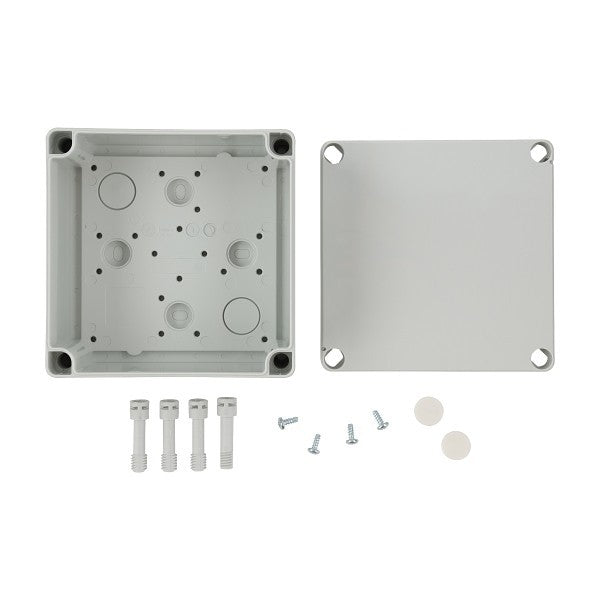 NHP NLP131308 NLINE Terminal Box Plastic IP65 130x130xD75mm Grey (NEW)