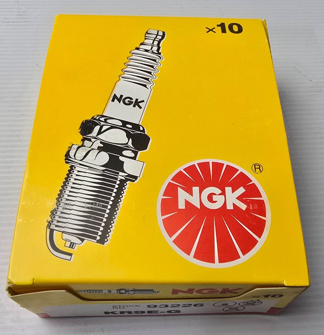 NGK KR9E-G Nickel Spark Plug 93226 Japanese 16mm Jet-Ski  (NEW in Box) [10 Pack]