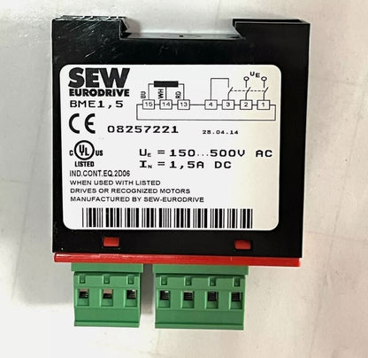 SEW rectifier module BME1.5 08257221 150...500V 1.5A DC