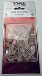 CLIPSAL 3110P45FT50 Plug for Flat Cable, Actassi, 50 Pack, RJ45 8P8C NEW Sealed