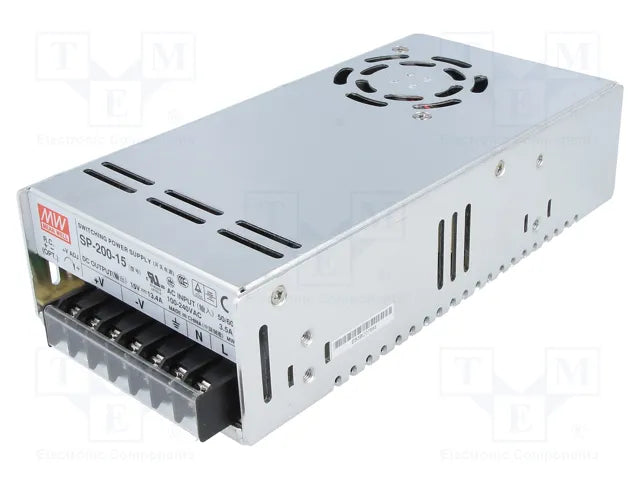 MEANWELL SP-200-15 200W 15V 13.4A Enclosed Switching Power Supply (NEW In Box)