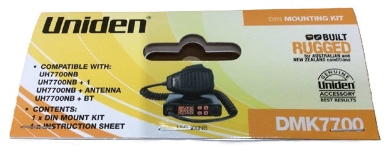 Uniden DMK7700 DIN Mounting Kit for UH7700NB UHF CB Radio (NEW Sealed)