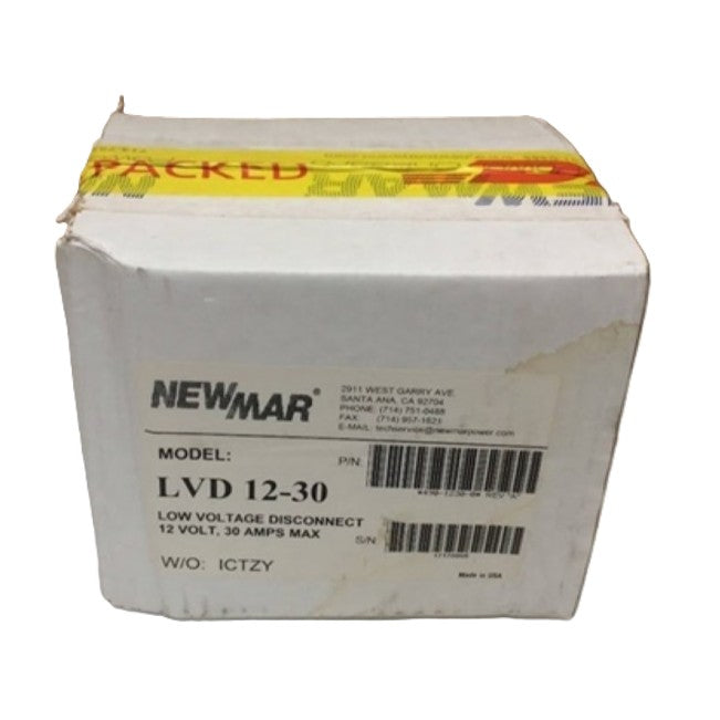 Newmar LVD 12-30 Low Voltage Disconnect 12V DC 30A Battery Protect (NEW In Box)