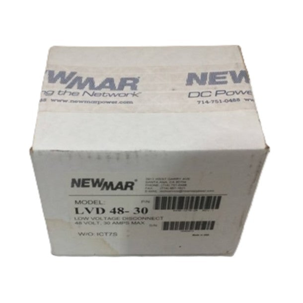 Newmar LVD 48-30 Low Voltage Disconnect 48V DC 30A Positive Ground (NEW In Box)