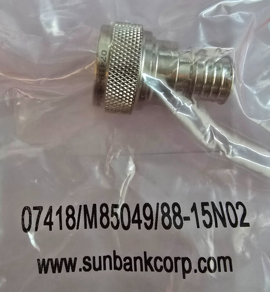 Sunbank M85049/88-15N02 Circular MIL Spec Backshell Straight Size 15 (NEW)