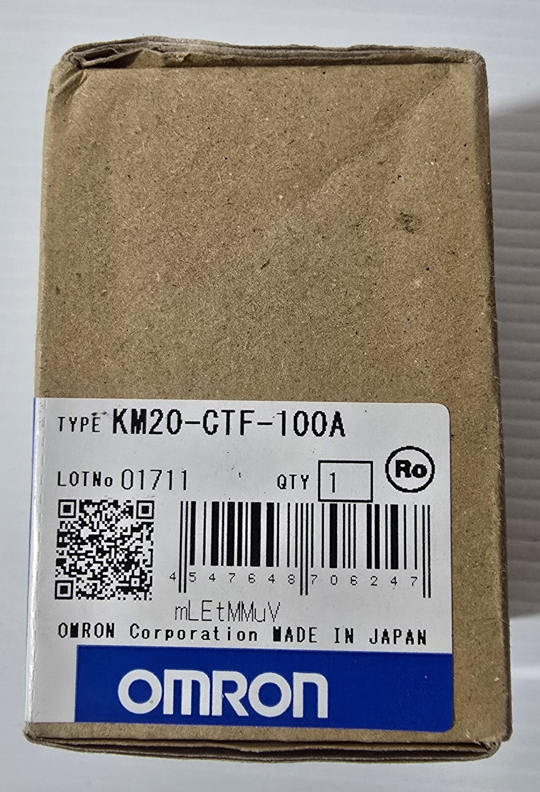 OMRON KM20-GTF-100A Straight Through Current Transformer, 100A