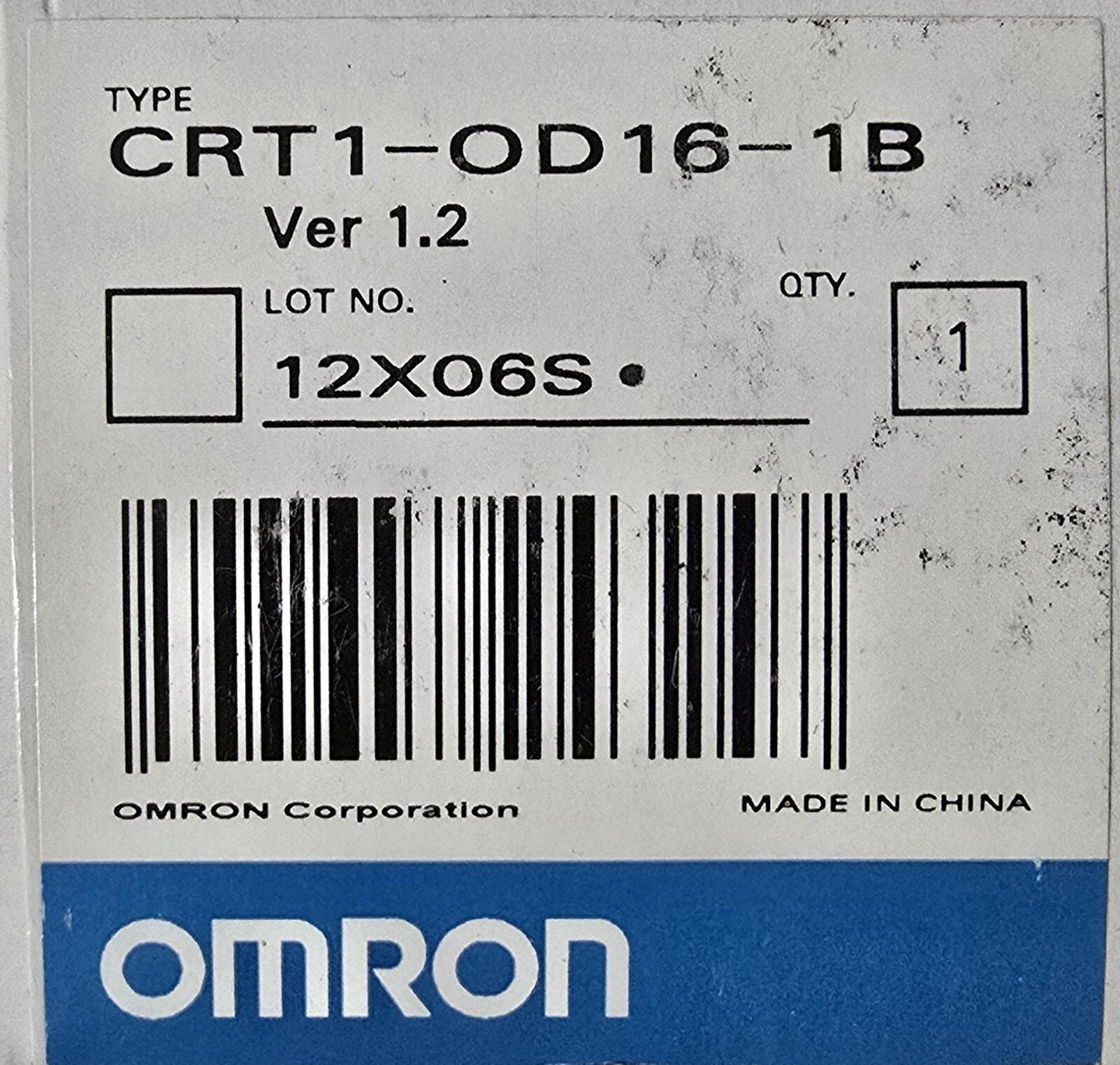 OMRON CRT1-OD16-1B CompoNet, 16 outputs, PNP, 0.5 A, 24 VDC, screw terminals