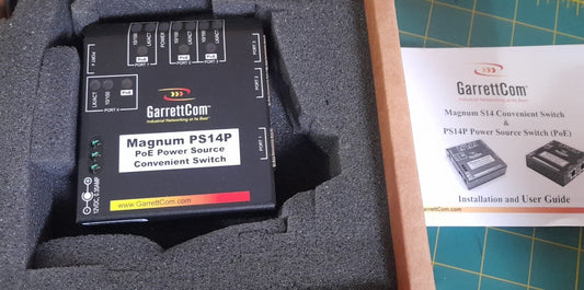 GarrettCom PS14P-48VDC Magnum 4-Port PoE Ethernet Switch (NEW)