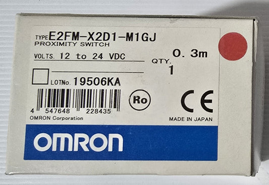 OMRON E2FM-X2D1-M1GJ Proximity Sensors M12 Barrel 2 mm sensing distance
