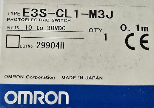 OMRON E3S-CL1-M3J Photoelectric sensor, BGS, 5-200mm, NPN/PNP, 2m cable