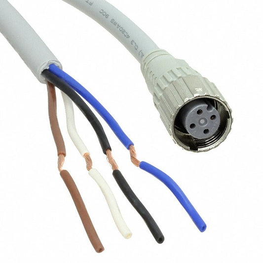 Omron XS5F-D421-G80-F Smartclick M12 (F), 4P, A coded, sensor cable, IP67 1PCS