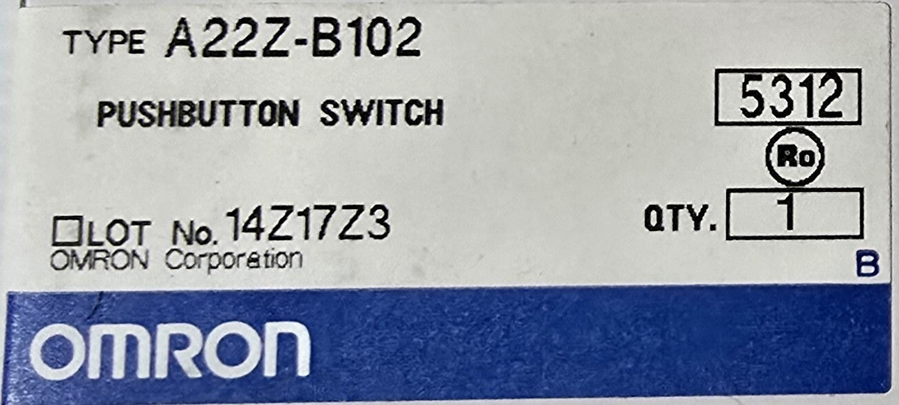 OMRON A22Z-B102 Control box enclosure, two holes