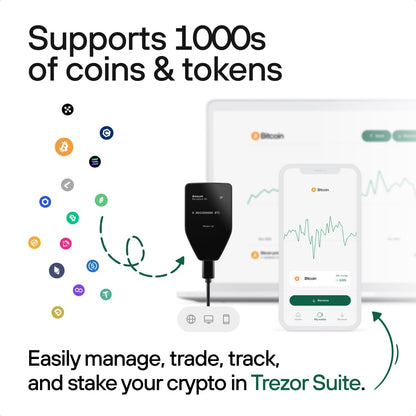 Trezor Safe 5 Crypto Hardware Wallet Colour Touchscreen Black (NEW Sealed)