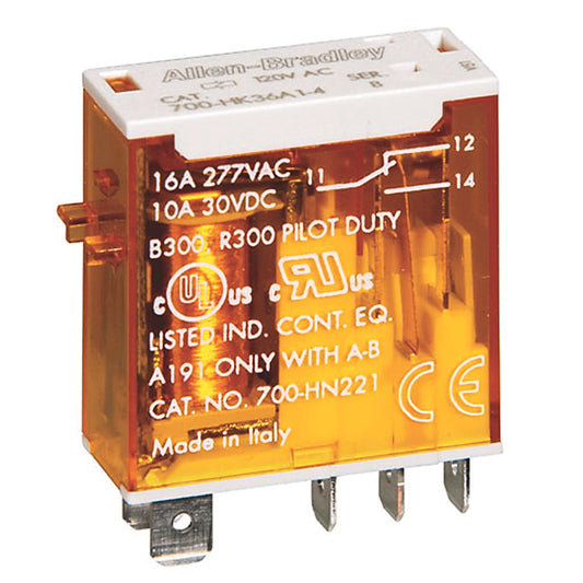 Allen-Bradley 700-HK32A2 700-HK General Purpose Slim Line Relay, 8 Amp Contact