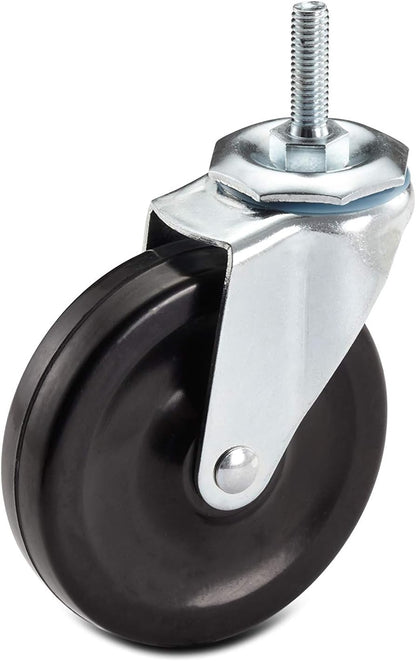 Trinity ZSV-99-018-4010 [Set of 4] 4" Swivel Castor Wheels TBF-9910-1 TBF-9909-1