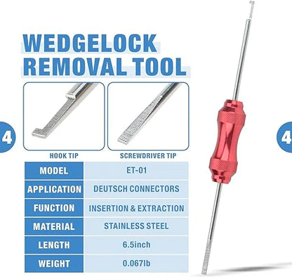 IWISS KIT-DC01 Deutsch Connector Crimp Tool Kit 12pc Case (NEW)