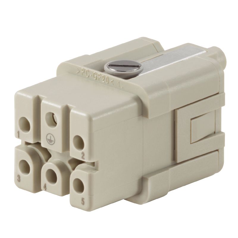 Weidmuller 1912460000 HDC HQ 5 FC Heavy-Duty Connector Module 5-Pole (NEW)