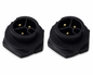 LTW PWC-03RMMS-LC7001 [2 Pack] 3-Pin Waterproof Panel Mount Connector (NEW)