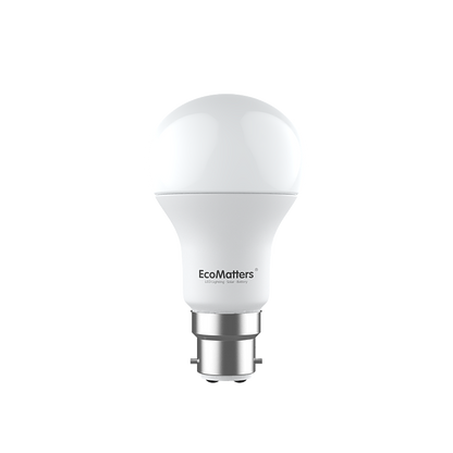 Ecomatters EM-BA60NBW06-14 [2 Pack] 6.5W LED Bulb B22 3000K Warm White (NEW)