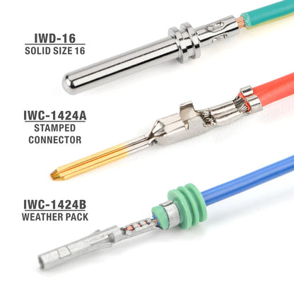 IWISS KIT-DC01 Deutsch Connector Crimp Tool Kit 12pc Case (NEW)
