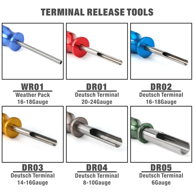 IWISS KIT-DC01 Deutsch Connector Crimp Tool Kit 12pc Case (NEW)