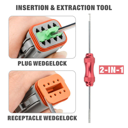 IWISS KIT-DC01 Deutsch Connector Crimp Tool Kit 12pc Case (NEW)