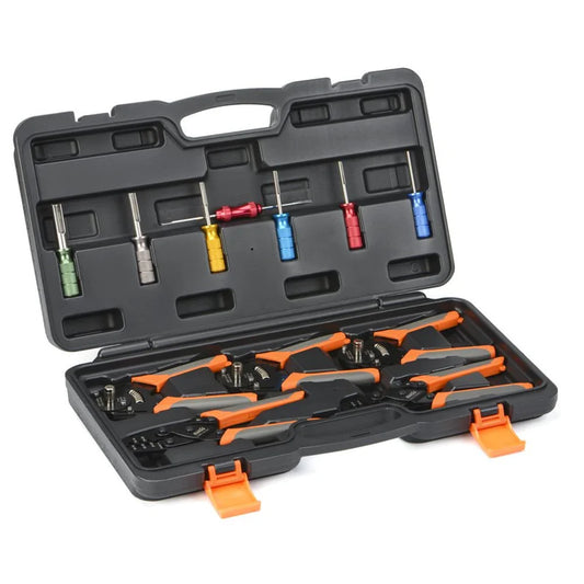 IWISS KIT-DC01 Deutsch Connector Crimp Tool Kit 12pc Case (NEW)
