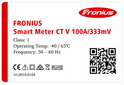 Fronius CTV100333MV Current Transformer 100A 333mV Split-Core (NEW In Box)