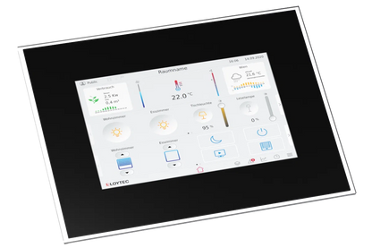LOYTEC LVIS-3ME7-G2 7" BACnet Modbus Touch Panel Glass Front Black (New Opened)