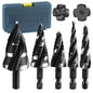 LEDMAN CG2055BL 5PCS Step Drill Bit Set HSS4341 Stainless Steel Bits
