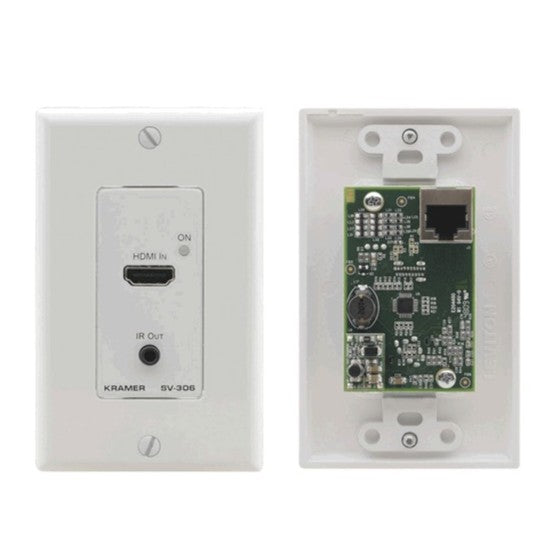 Kramer SV-306/US(W) HDMI Wall Plate Transmitter IR 12V DC (NEW In Box)