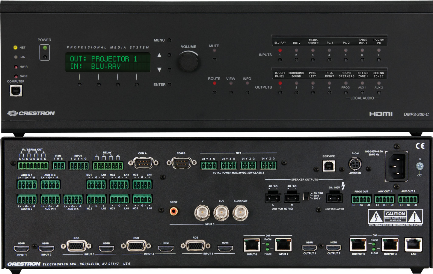 Crestron DMPS-300-C DigitalMedia Presentation System 3RU Amplifier (NEW In Box)