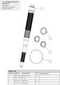 OXE-Diesel 30-0190-928 Propeller Shaft Repair Kit for 125–200 HP (New Opened)
