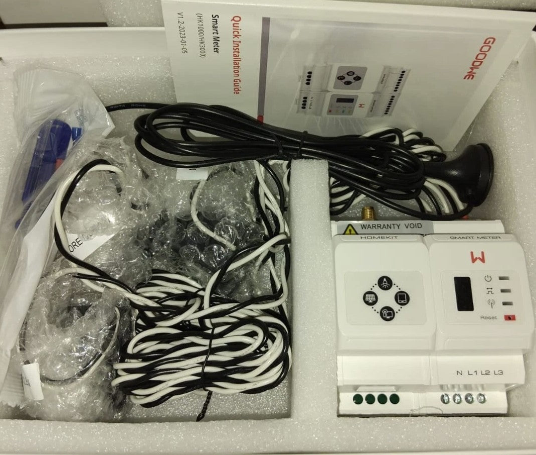 GoodWe GA10081-65-00P HK3000 HomeKit Three Phase Energy Meter Kit (NEW Sealed)