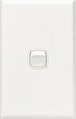 HPM XL770/1WE Excel 1 Gang Vertical Light Switch 10A 240V White (NEW Sealed)