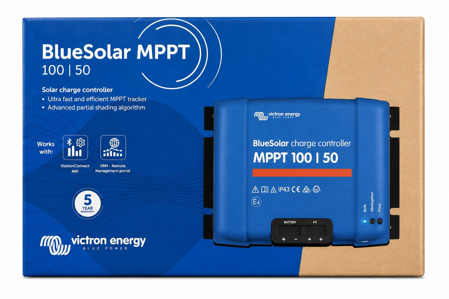 Victron-Energy SCC020050200 BlueSolar MPPT 100/50 Solar Charge Controller (NEW)