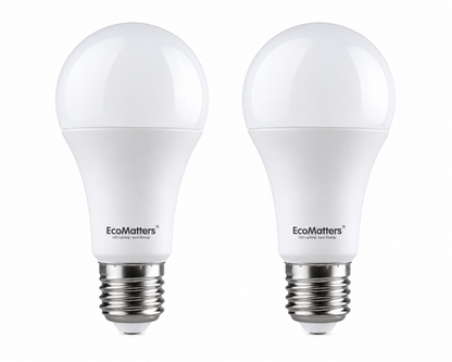 Ecomatters EM-BA60NEW06-14 [2 Pack] 6.5W LED Bulb E27 3000K Warm White (NEW)