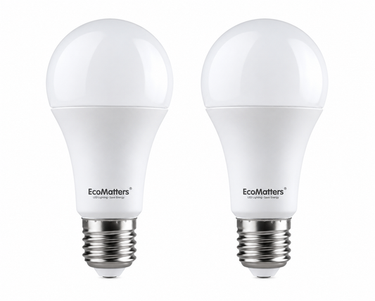 Ecomatters EM-BA60NEW06-14 [2 Pack] 6.5W LED Bulb E27 3000K Warm White (NEW)