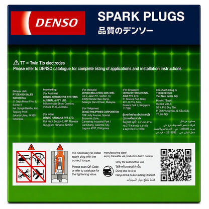 Denso IK20TT#4 4702 Iridium TT Spark Plugs 4 Pack Genuine DENSO (NEW In Box)