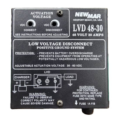 Newmar LVD 48-30 Low Voltage Disconnect 48V DC 30A Positive Ground (NEW In Box)