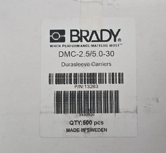Brady DMC-2.5/5.0-30 Durasleeve carriers