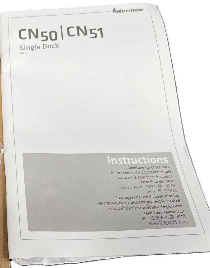 Intermec 871-033-021 CN50 Single Dock For CN50 CN51 Mobile AD27 (NEW In Box)