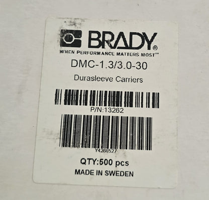 Brady DMC-1.3/3.0-30 Durasleeve carriers