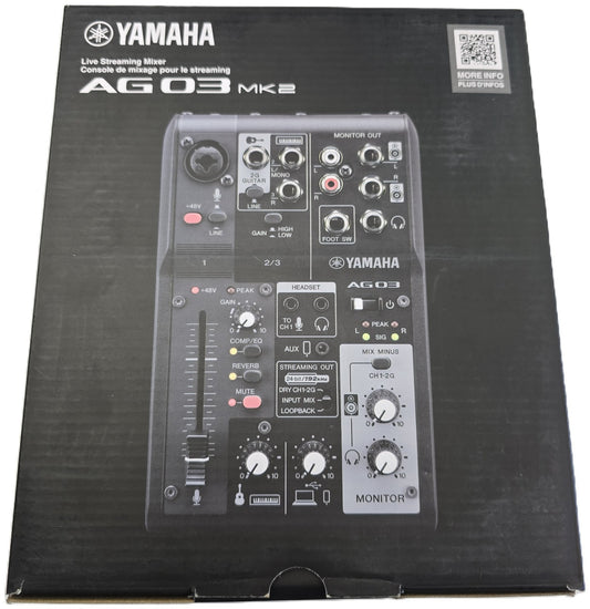 Yamaha AG03MK2 streaming mixer